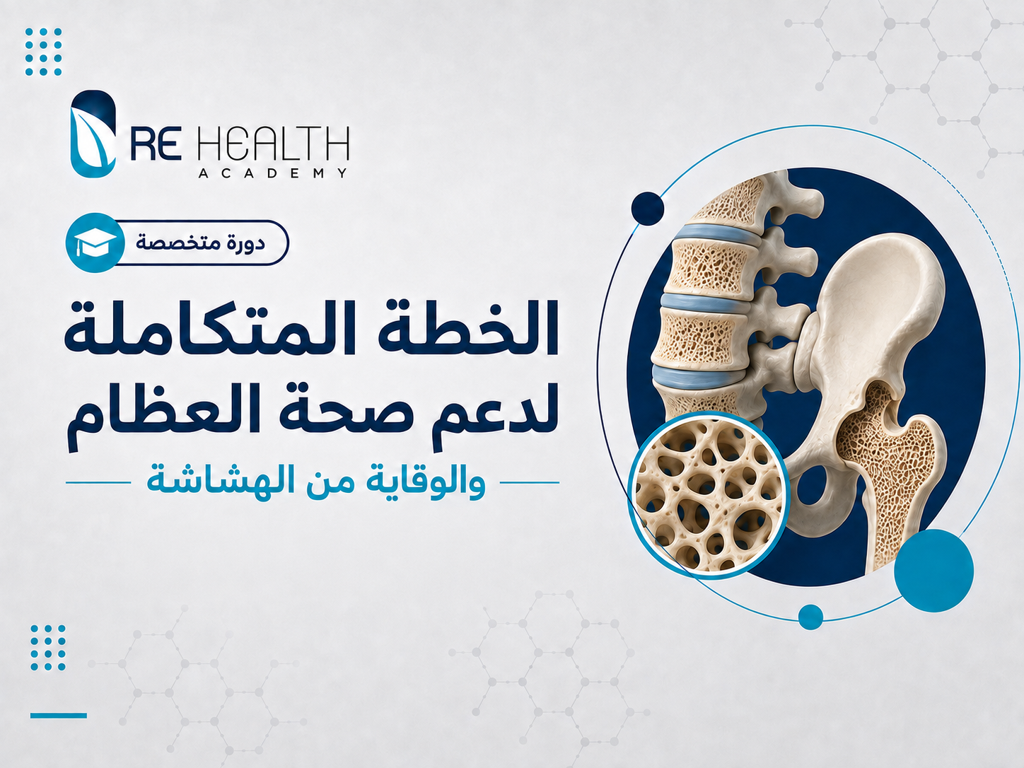 الخطة المتكاملة لدعم صحة العظام والوقاية من الهشاشة